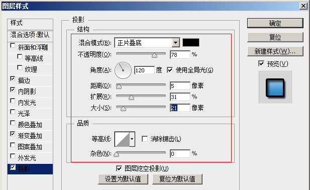 投影樣式
